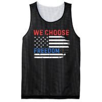 We Choose Freedom Kamala Harris Funny Comma La America Flag Mesh Reversible Basketball Jersey Tank