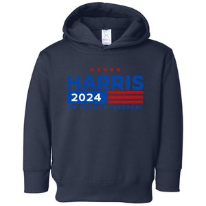 We Choose Freedom Vote Kamala Harris For President 2024 Toddler Hoodie