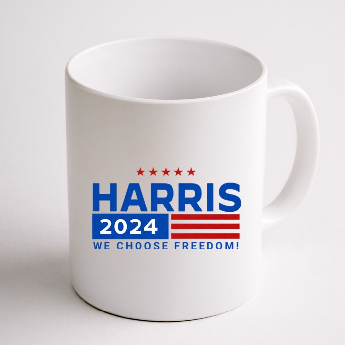 We Choose Freedom Vote Kamala Harris For President 2024 Coffee Mug