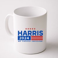 We Choose Freedom Vote Kamala Harris For President 2024 Coffee Mug