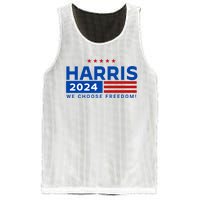 We Choose Freedom Vote Kamala Harris For President 2024 Mesh Reversible Basketball Jersey Tank