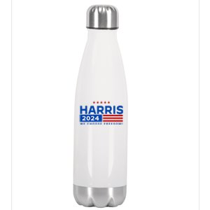 We Choose Freedom Vote Kamala Harris For President 2024 Stainless Steel Insulated Water Bottle