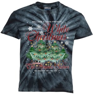 White Christmas Featuring Haynes Sisters Wallace & Davis Present Kids Tie-Dye T-Shirt