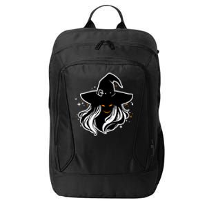 Witch Creepy Face Halloween Art Design Costume Gift City Backpack