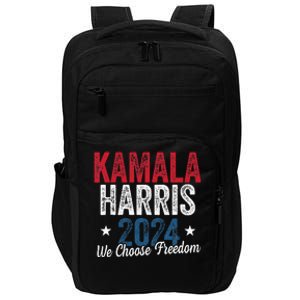 We Choose Freedom Kamala Harris Impact Tech Backpack