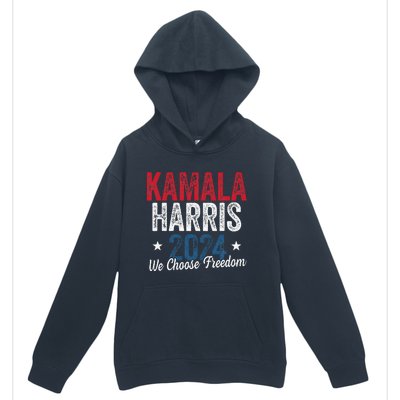 We Choose Freedom Kamala Harris Urban Pullover Hoodie