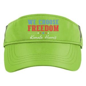 We Choose Freedom Kamala Harris Adult Drive Performance Visor