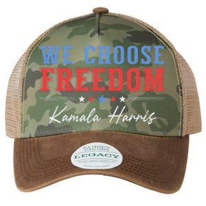 We Choose Freedom Kamala Harris Legacy Tie Dye Trucker Hat