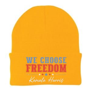 We Choose Freedom Kamala Harris Knit Cap Winter Beanie