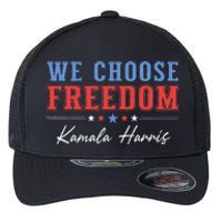 We Choose Freedom Kamala Harris Flexfit Unipanel Trucker Cap