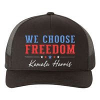 We Choose Freedom Kamala Harris Yupoong Adult 5-Panel Trucker Hat