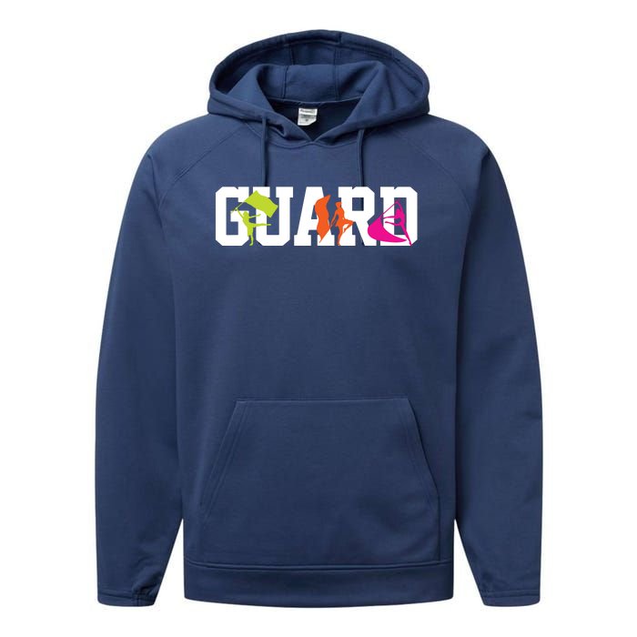 Winter Color Guard Flag Performance Fleece Hoodie