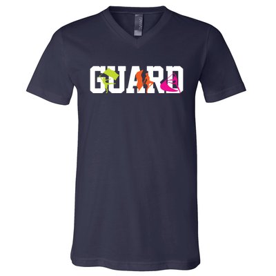 Winter Color Guard Flag V-Neck T-Shirt