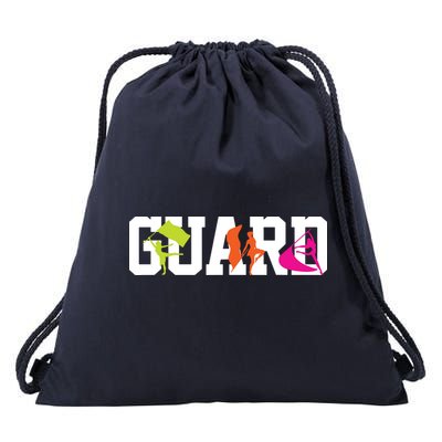Winter Color Guard Flag Drawstring Bag