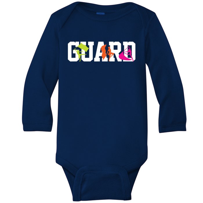 Winter Color Guard Flag Baby Long Sleeve Bodysuit