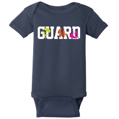 Winter Color Guard Flag Baby Bodysuit