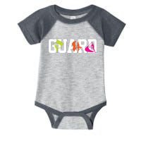 Winter Color Guard Flag Infant Baby Jersey Bodysuit