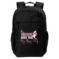 Winter Color Guard Mom Dad My Daughter Does That Flag Backpack