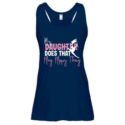 Winter Color Guard Mom Dad My Daughter Does That Flag Ladies Essential Flowy Tank