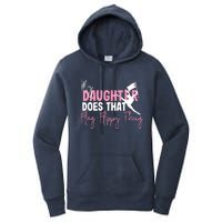 Winter Color Guard Mom Dad My Daughter Does That Flag Women's Pullover Hoodie