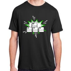 Wasd Computer Gamer Player Funny Pc Gamer Gaming Lover Funny Gift Adult ChromaSoft Performance T-Shirt