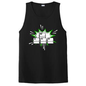 Wasd Computer Gamer Player Funny Pc Gamer Gaming Lover Funny Gift PosiCharge Competitor Tank