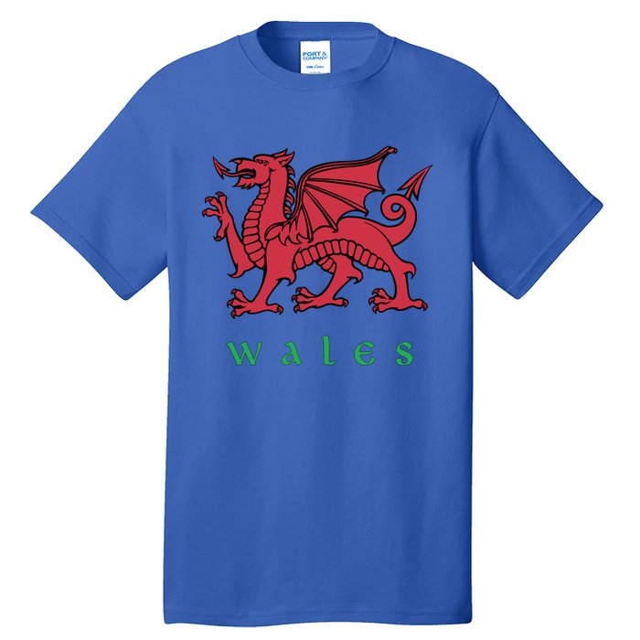 Wales Cute Gift Welsh Red Dragon Cymru Tall T-Shirt