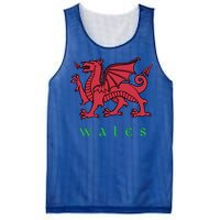 Wales Cute Gift Welsh Red Dragon Cymru Mesh Reversible Basketball Jersey Tank