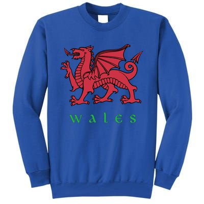 Wales Cute Gift Welsh Red Dragon Cymru Tall Sweatshirt