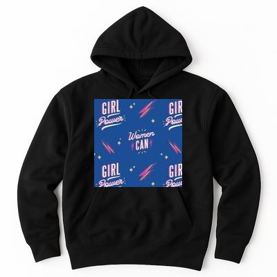Women Can Girl Power Feminist Hoodie