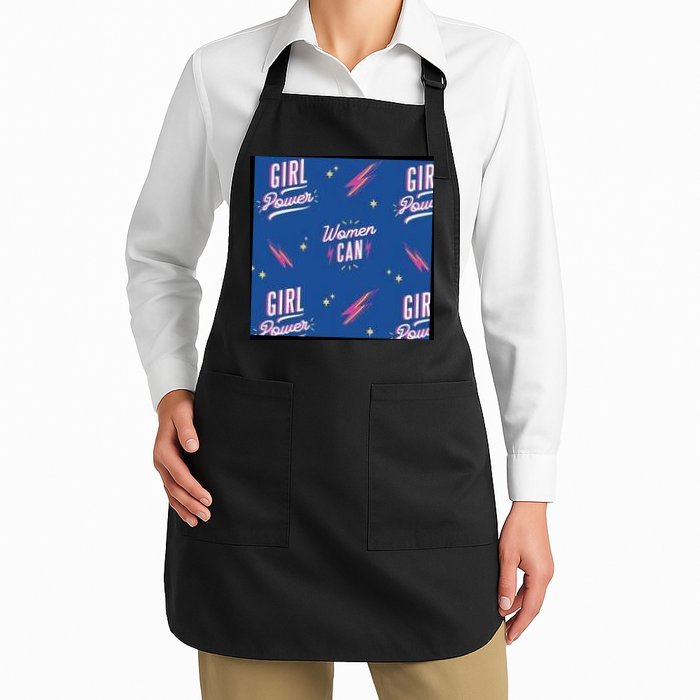 Women Can Girl Power Feminist Apron