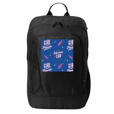 Women Can Girl Power Feminist City Backpack