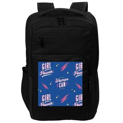 Women Can Girl Power Feminist Impact Tech Backpack