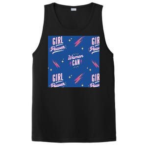 Women Can Girl Power Feminist PosiCharge Competitor Tank