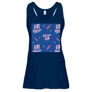 Women Can Girl Power Feminist Ladies Essential Flowy Tank