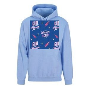 Women Can Girl Power Feminist Unisex Surf Hoodie