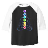 Womens Chakra Gifts For Yoga Reiki & Meditation Seven 7 Chakras Toddler Fine Jersey T-Shirt