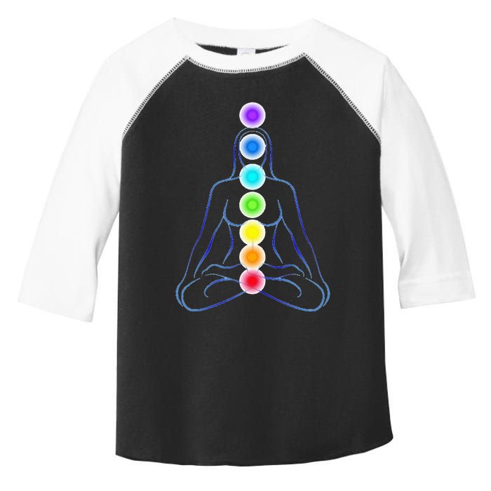 Womens Chakra Gifts For Yoga Reiki & Meditation Seven 7 Chakras Toddler Fine Jersey T-Shirt