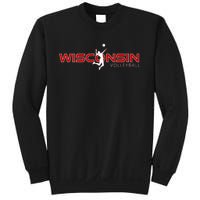 Wi Court Game The Badger State Souvenir Wisconsin Volleyball Sweatshirt