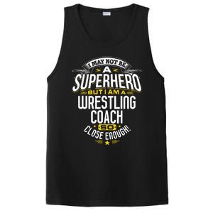 Wrestling Coach Gift Idea Superhero Wrestling PosiCharge Competitor Tank