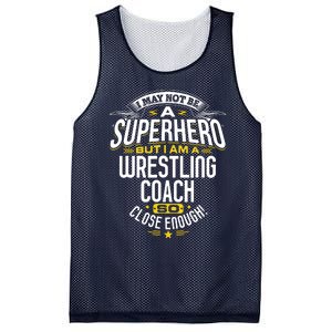 Wrestling Coach Gift Idea Superhero Wrestling Mesh Reversible Basketball Jersey Tank