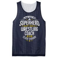 Wrestling Coach Gift Idea Superhero Wrestling Mesh Reversible Basketball Jersey Tank