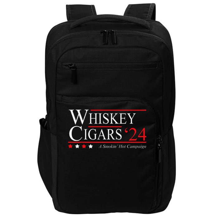 Whiskey Cigar Gift Whiskey Cigars 2024 Vote Funny Impact Tech Backpack