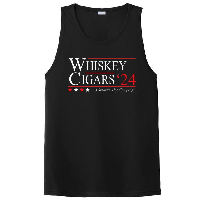 Whiskey Cigar Gift Whiskey Cigars 2024 Vote Funny PosiCharge Competitor Tank