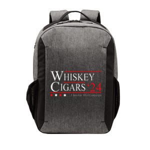 Whiskey Cigar Gift Whiskey Cigars 2024 Vote Funny Vector Backpack