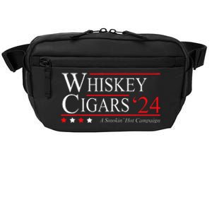 Whiskey Cigar Gift Whiskey Cigars 2024 Vote Funny Crossbody Pack