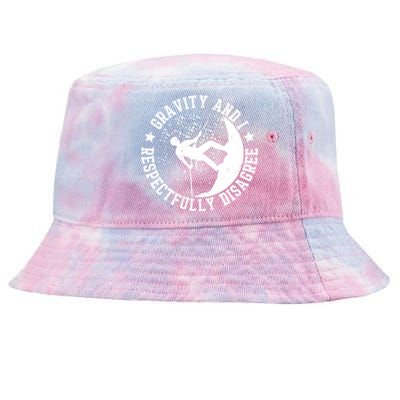 Wall Climber Gravity Wall Climbing Lover Climb Gift Tie-Dyed Bucket Hat