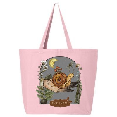 Witchy Cottagecore Goblincore Botanical Aesthetic Snail 25L Jumbo Tote