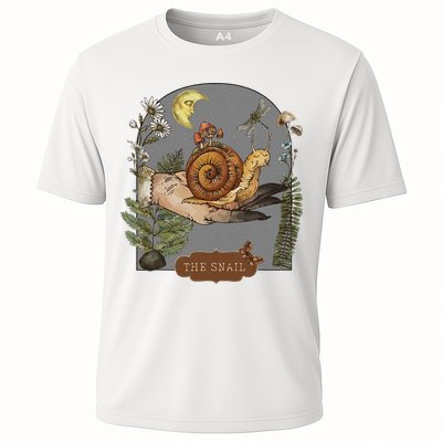 Witchy Cottagecore Goblincore Botanical Aesthetic Snail Performance Shirt