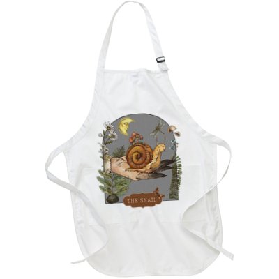 Witchy Cottagecore Goblincore Botanical Aesthetic Snail Apron